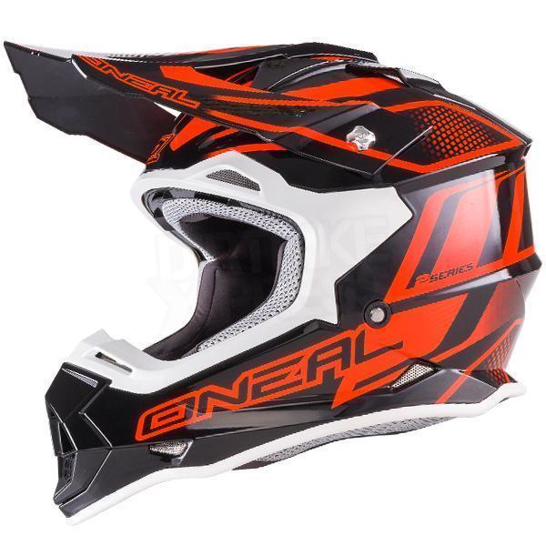 Шлем кросс ONEAL 2Series MANALISHI black/orange