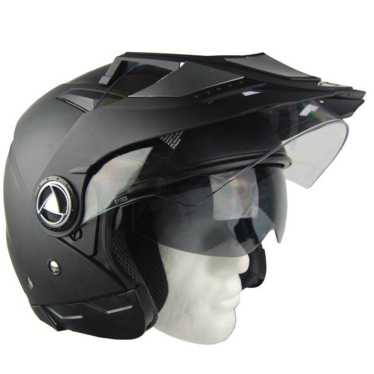Шлем кросс/эндуро трансформер THH TS-45 Matte Black