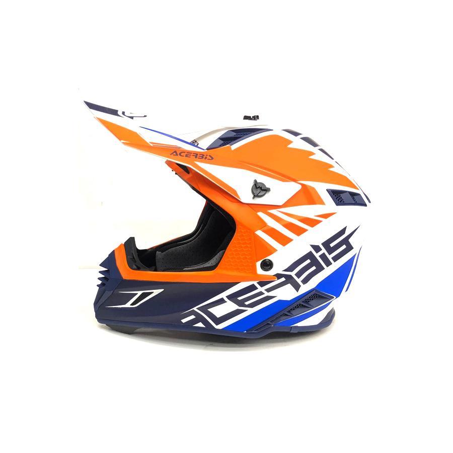 Шлем кросс ACERBIS X-TRACK VTR ORANGE/BLUE